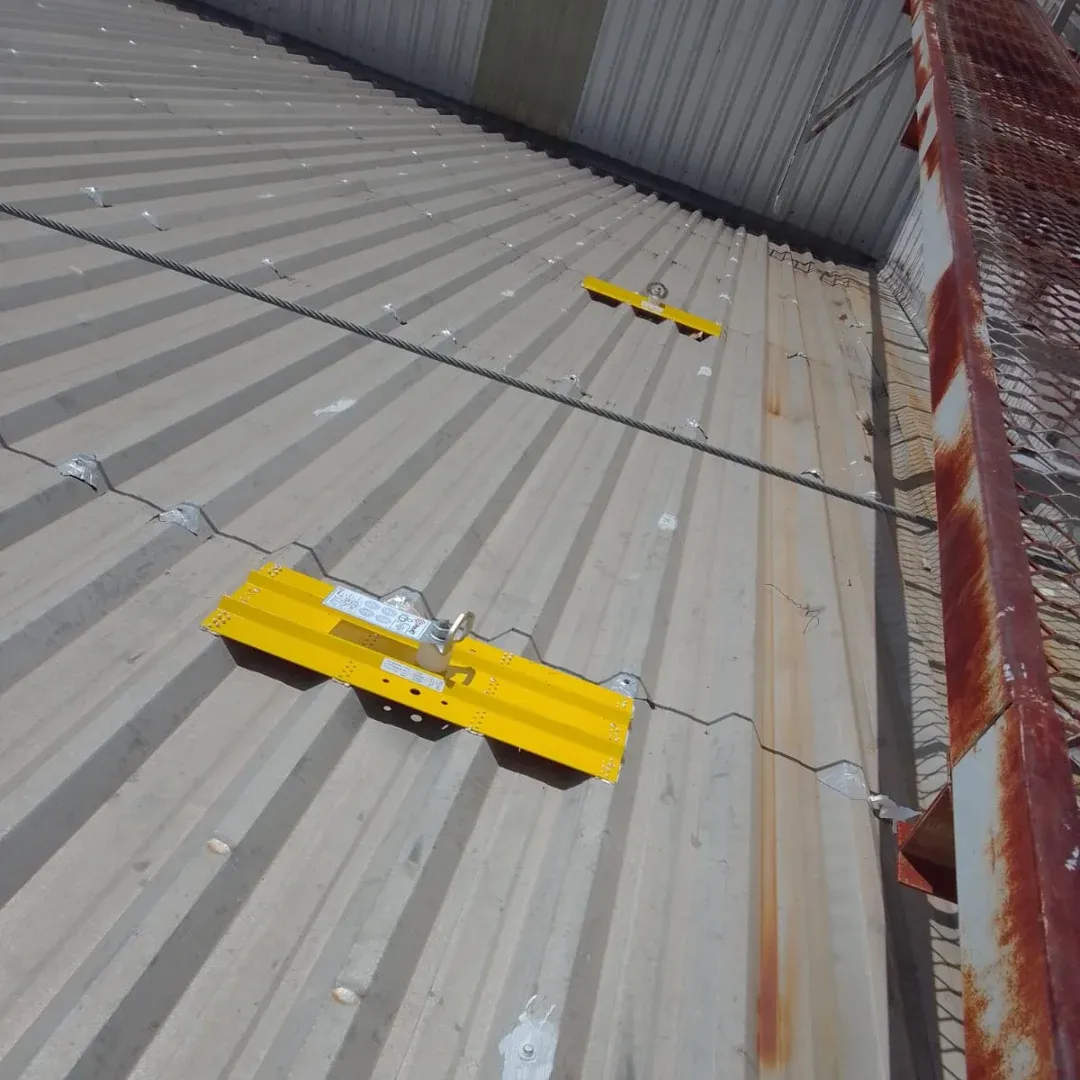 Linha de vida telha trapezoidal